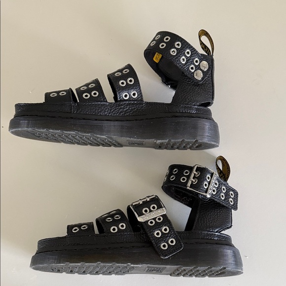 Dr. Martens Black Grommet Sandals WORN TWICE - Picture 5 of 6